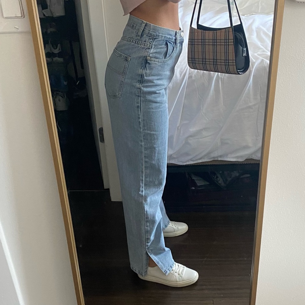 Style Addict Jeans Split Hem Bottom